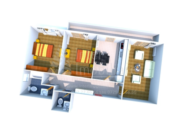 Apartament 3 camere - Bucium