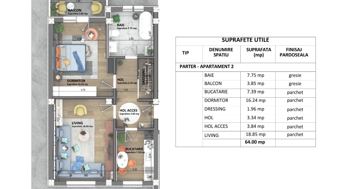 Imagine apartament