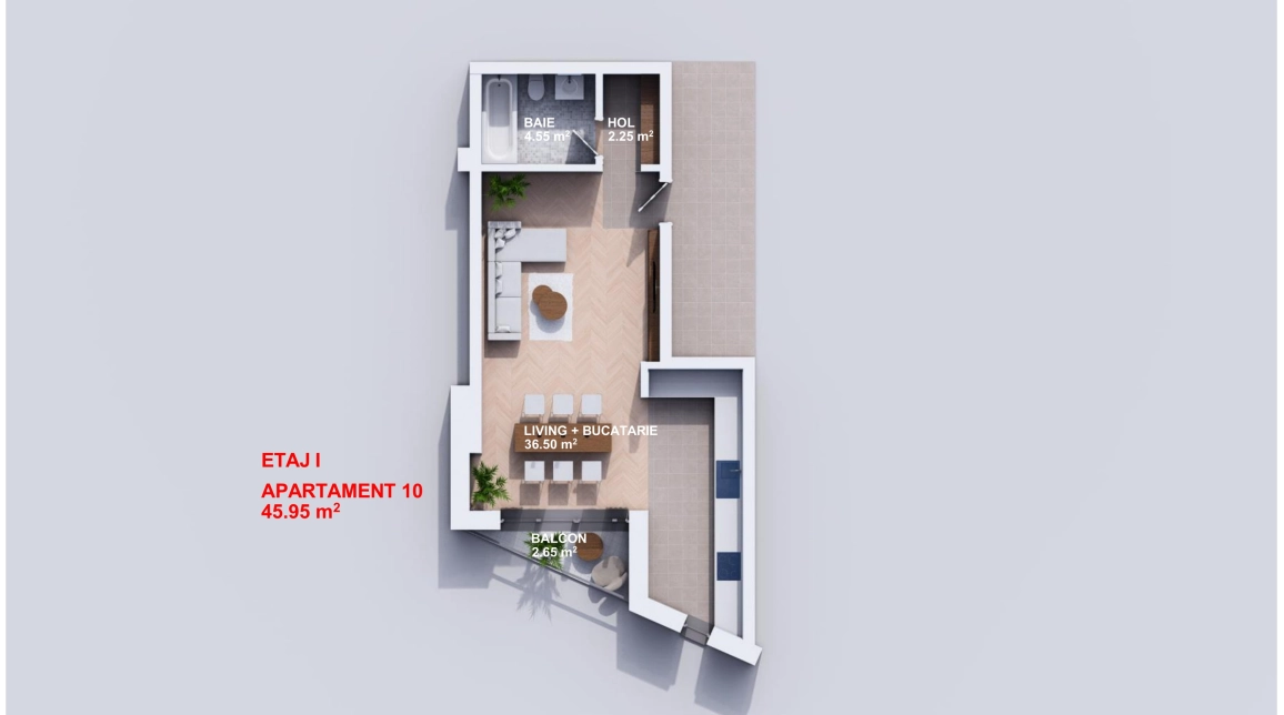 Imagine apartament