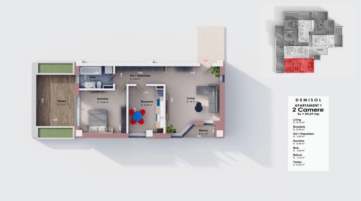 Imagine apartament
