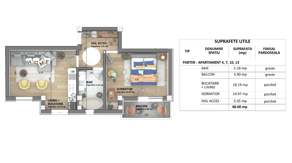 Imagine apartament
