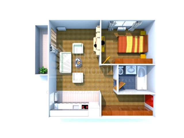 Apartament 2 camere - Bucium