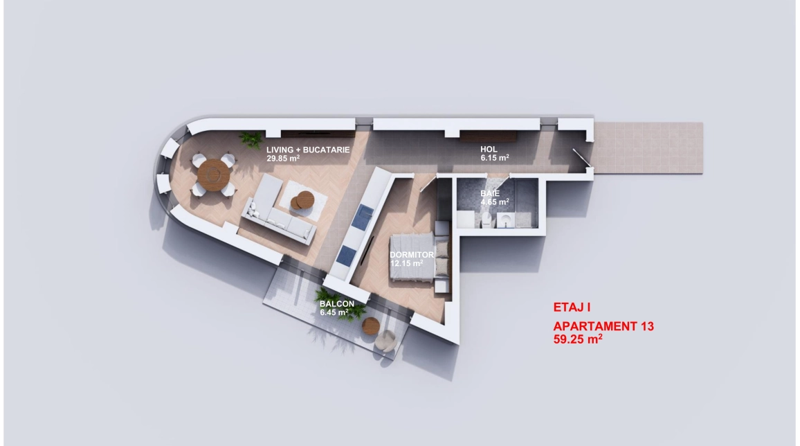 Imagine apartament