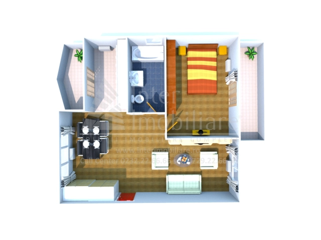 Apartament 2 camere - Visani